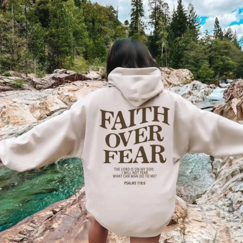 Sudadera "FAITH OVER FEAR"