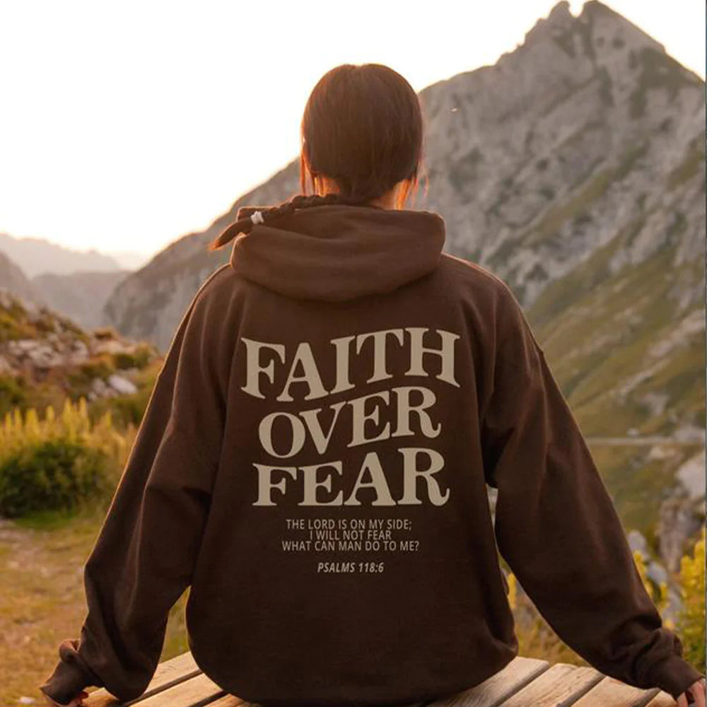 Sudadera "FAITH OVER FEAR"