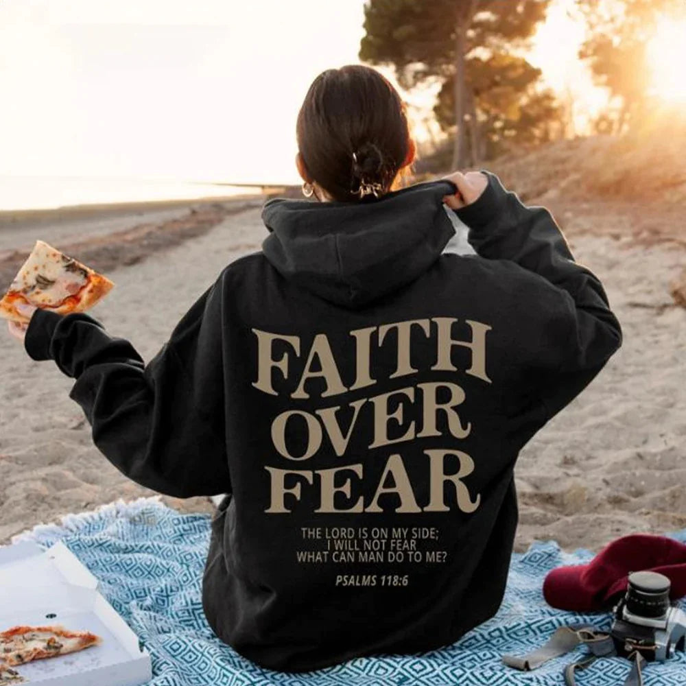 Sudadera "FAITH OVER FEAR"